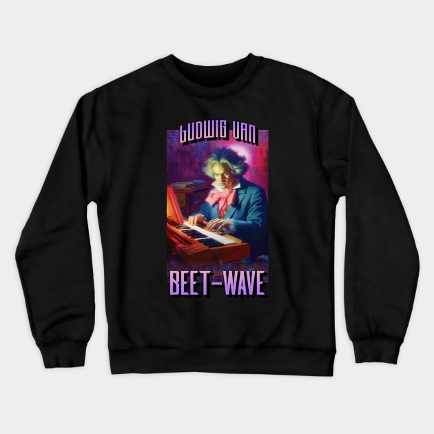 Electric Piano Electronic Music Crewneck Sweatshirt by Tip Top Tee's